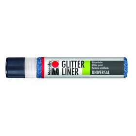 Marabu Glitter Liner 25 ml Sapphire Akrilik Boya