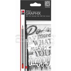 Marabu Graphix Pencil 12'li Dereceli Kalem Seti