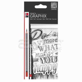 Marabu Graphix Pencil 12'li Dereceli Kalem Seti