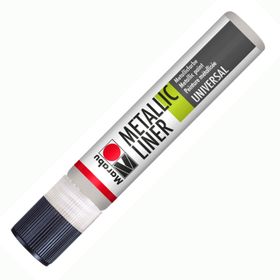 Marabu Metallic Liner 25 ml Silver Kalem