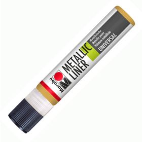 Marabu Metallic Liner Boyutlu No 719 Metalik Sarı 25 ml Boncuk Boyası