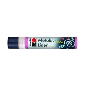 Marabu Metallic Liner Boyutlu No 733 Metalik Pembe 25 ml Boncuk Boyası