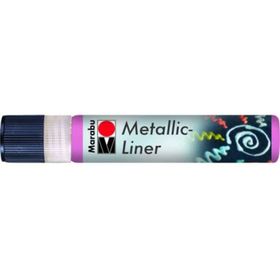 Marabu Metallic Liner Boyutlu No 733 Metalik Pembe 25 ml Boncuk Boyası