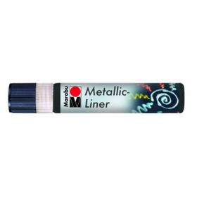 Marabu Metallic Liner Boyutlu No 779 Metalik Grafit 25 ml Boncuk Boyası