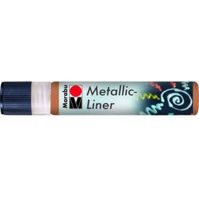 Marabu Metallic Liner Boyutlu No 787 Metalik Bakır 25 ml Boncuk Boyası