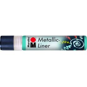 Marabu Metallic Liner Boyutlu No 792 Metalik Petrol Mavisi 25 ml Boncuk Boyası