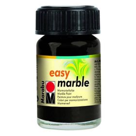 Marabu No 073 Black Easy Marble 15 ml Ebru Boyası