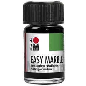 Marabu No 073 Black Easy Marble 15 ml Ebru Boyası