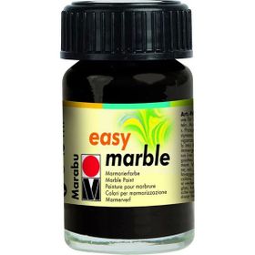 Marabu No 073 Black Easy Marble 15 ml Ebru Boyası