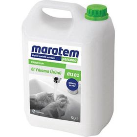Maratem M101 Beyaz Sedefli 5000 ml Sıvı El Sabunu