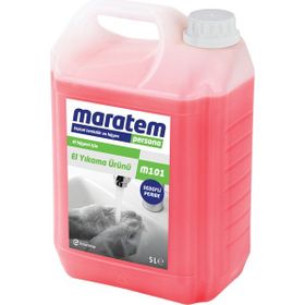 Maratem M101 Beyaz Sedefli 5000 ml Sıvı El Sabunu