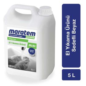 Maratem M101 Beyaz Sedefli 5000 ml Sıvı El Sabunu