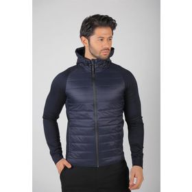 Maraton Sportswear 17425 Slimfit Kapşonlu Uzun Kol Basic Erkek Ceket