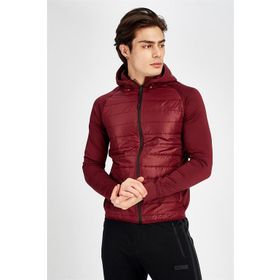 Maraton Sportswear 17425 Slimfit Kapşonlu Uzun Kol Basic Erkek Ceket