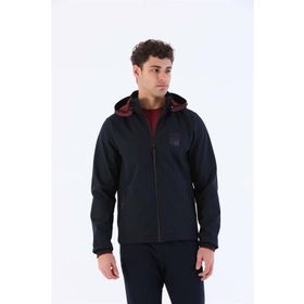 Maraton Sportswear 20384 Lacivert Regular Kapüşonlu Uzun Kol Outdoor Erkek Ceket