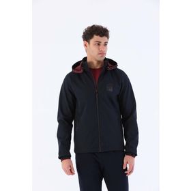 Maraton Sportswear 20384 Lacivert Regular Kapüşonlu Uzun Kol Outdoor Erkek Ceket