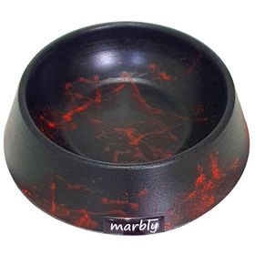 Marbly Black Red 8 Oz Mama ve Su Kabı
