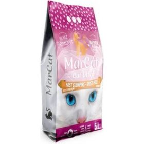 MarCat 5 lt Bebek Pudra Kokulu Hızlı Topaklaşan Kedi Kumu