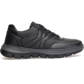 Marcomen 152-22249 Siyah Erkek Hakiki Deri Casual Ayakkabı