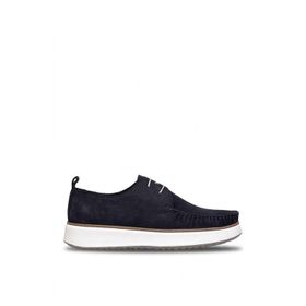 Marcomen 152-23037 Lacivert Erkek Hakiki Deri Casual Ayakkabı