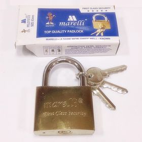 Marelli Titanyum Kaplı Sarı 63 mm Asma Kilit