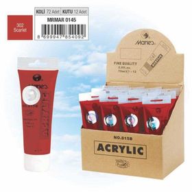 Maries 75 ml Scarlet Akrilik Boya