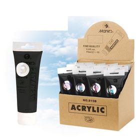 Maries 793 12ml Siyah Akrilik Boya