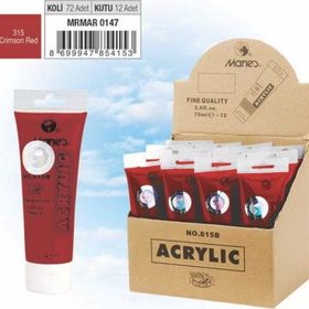 Maries Red 315 75 ml Crimson Akrilik Boya