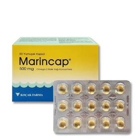 Marincap Omega 3 500 mg 3x60 Kapsül Balık Yağı