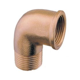 Marine Town Sarı 3/8" Kuyruklu Dirsek