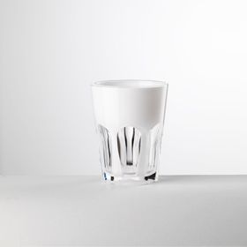 Mario Luca Giusti Double Face 390 ml Beyaz Su Bardağı