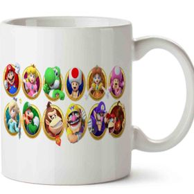 Mario Party Star Rush Karakterler Baskılı Kupa