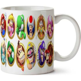 Mario Party Star Rush Karakterler Baskılı Kupa