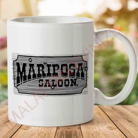 Mariposa Saloon Sweetwater Westworld Black Baskılı Kupa