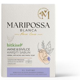Maripossa Blanca 110 gr Bitkisel Akne ve Sivilce Karşıtı Sabun