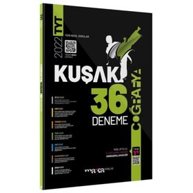 Marka 2022 TYT Coğrafya Kolaydan Zora 36 Kuşak Deneme Tamamı Video Çözümlü Marka Yayınları