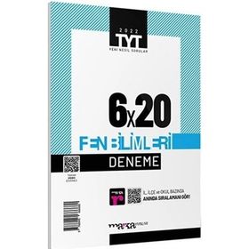Marka 2022 YKS TYT Fen Bilimleri 6x20 Deneme Marka Yayınları
