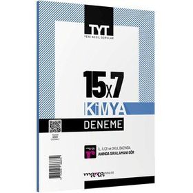 Marka 2022 YKS TYT Kimya 15x7 Deneme Marka Yayınları