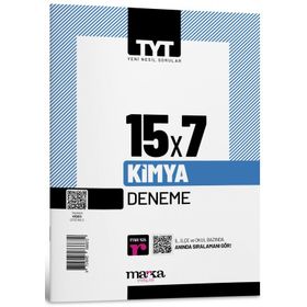 Marka 2022 YKS TYT Kimya 15x7 Deneme Marka Yayınları