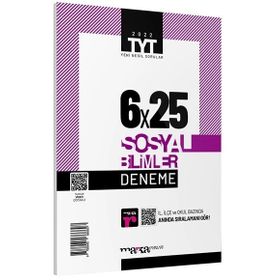 Marka 2022 YKS TYT Sosyal Bilimler 6x25 Deneme Marka Yayınları