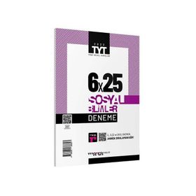 Marka 2022 YKS TYT Sosyal Bilimler 6x25 Deneme Marka Yayınları