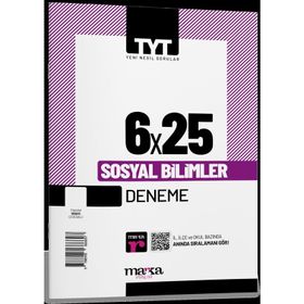 Marka 2022 YKS TYT Sosyal Bilimler 6x25 Deneme Marka Yayınları