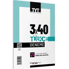 Marka 2022 YKS TYT Türkçe 3x40 Deneme Marka Yayınları