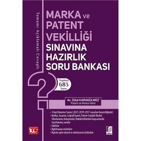 Marka ve Patent Vekilliği Sınavına Hazırlık Soru Bankası