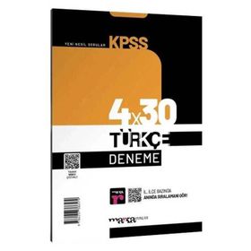 Marka Video Çözümlü KPSS Türkçe 4x30 Deneme
