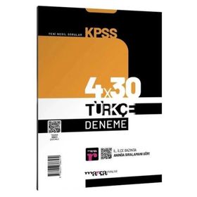 Marka Video Çözümlü KPSS Türkçe 4x30 Deneme