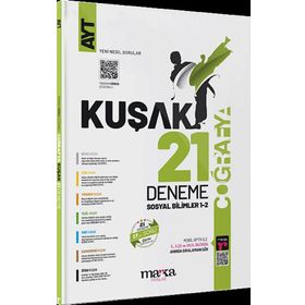 Marka Yayınları 2022 AYT Coğrafya Kolaydan Zora 21 Kuşak Deneme Tamamı Video Çözümlü
