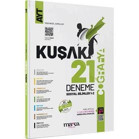 Marka Yayınları 2022 AYT Coğrafya Kolaydan Zora 21 Kuşak Deneme Tamamı Video Çözümlü