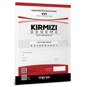 Marka Yayınları - 2022 TYT Yeni Nesil Kırmızı Deneme Tamamı Video Çözümlü