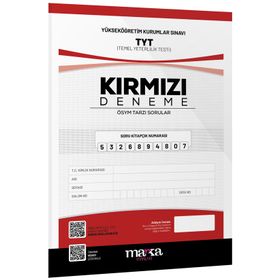 Marka Yayınları - 2022 TYT Yeni Nesil Kırmızı Deneme Tamamı Video Çözümlü